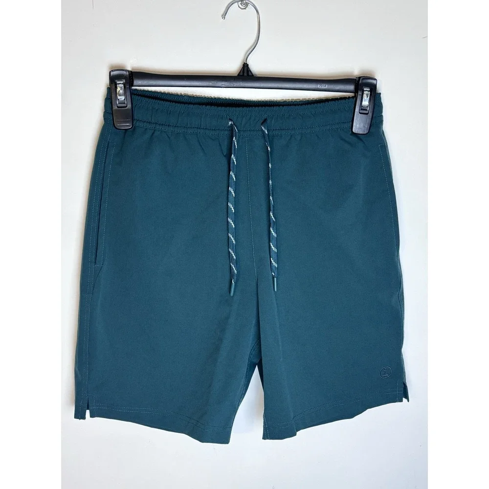 Lands' End Men's‎ Swim Short, Green Size Small